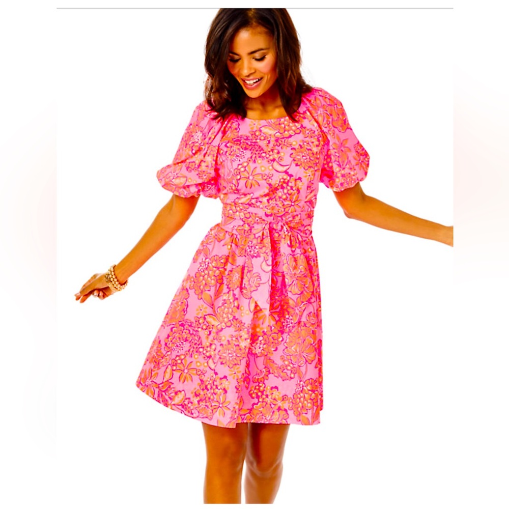Lilly Pulitzer Knoxlie Dress Mandevilla Baby Days Bloom size 10